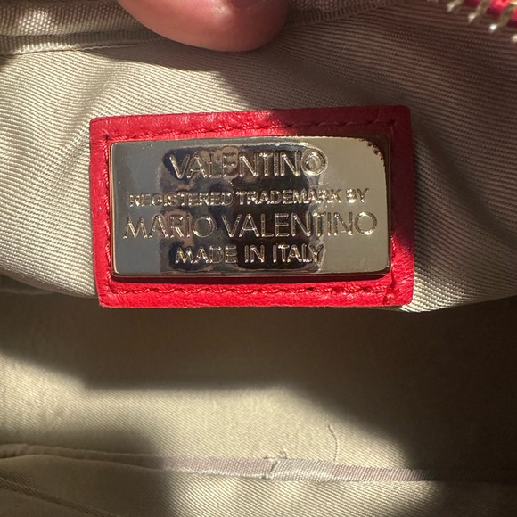 NWT Valentino Red Leather Crossbody Bag - Picture 11 of 14